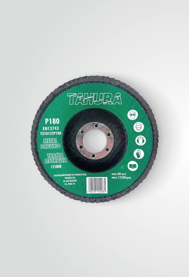 Tarcza do szlifowania metalu P180 125 mm